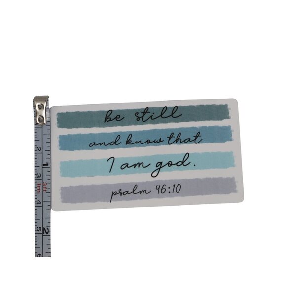 Sticker Bundles 12x$6 Religious Christian Bible Verse 46:10 - Picture 2 of 3